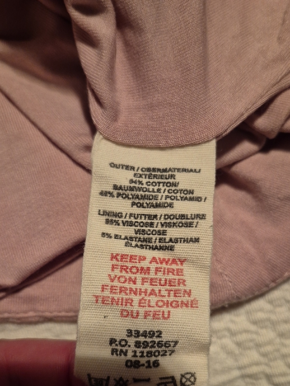 Mini Boden girls 7-8 years pink lacy fabric jersey lined, sequin bow VGUC - Picture 7 of 8